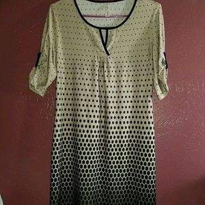 Perception Conception Dress black and beige